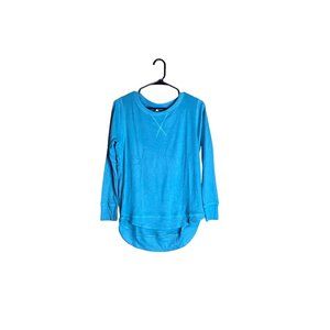 CHRYII Popular Long Sleeve Turquoise Shirt Size Small